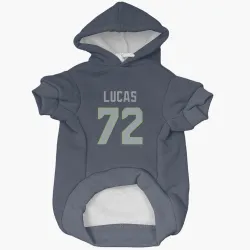 Seattle Seahawks Abraham Lucas Navy Pet Hoodie for Dog & Cat