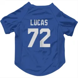 Seattle Seahawks Abraham Lucas Royal Pet Jersey for Dog & Cat
