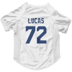 Seattle Seahawks Abraham Lucas White Pet Jersey for Dog & Cat