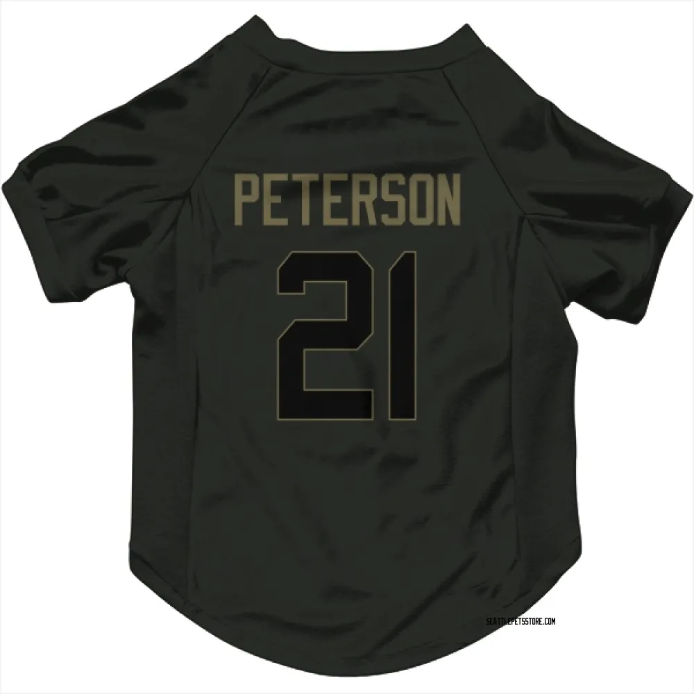 Seattle Seahawks Adrian Peterson Black Service Pet Jersey for Dog & Cat