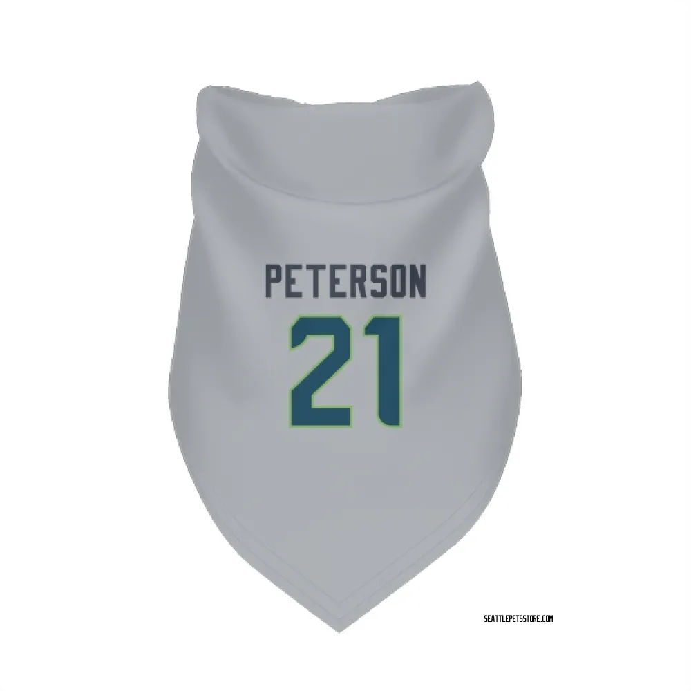 Seattle Seahawks Adrian Peterson Gray Pet Bandana for Dog & Cat