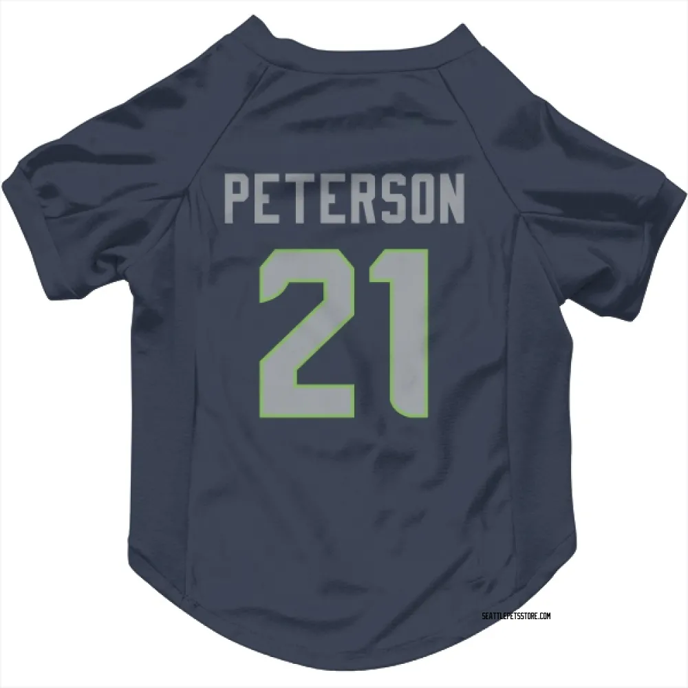 Seattle Seahawks Adrian Peterson Navy Pet Jersey for Dog & Cat