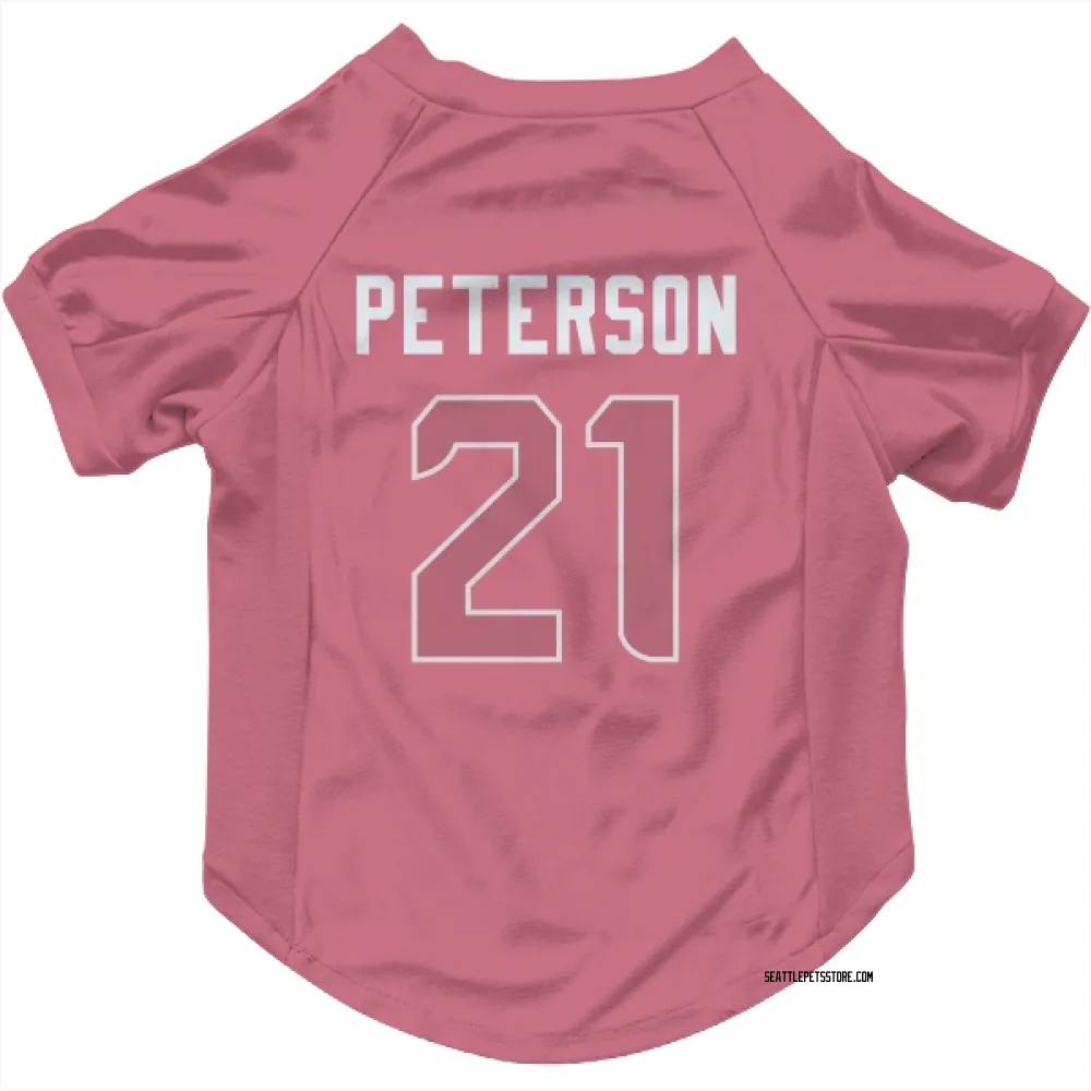 Seattle Seahawks Adrian Peterson Pink Pet Jersey for Dog & Cat