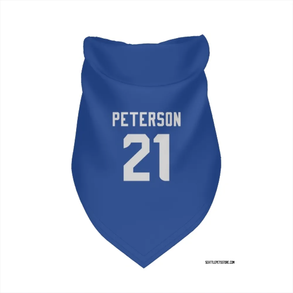 Seattle Seahawks Adrian Peterson Royal Pet Bandana for Dog & Cat