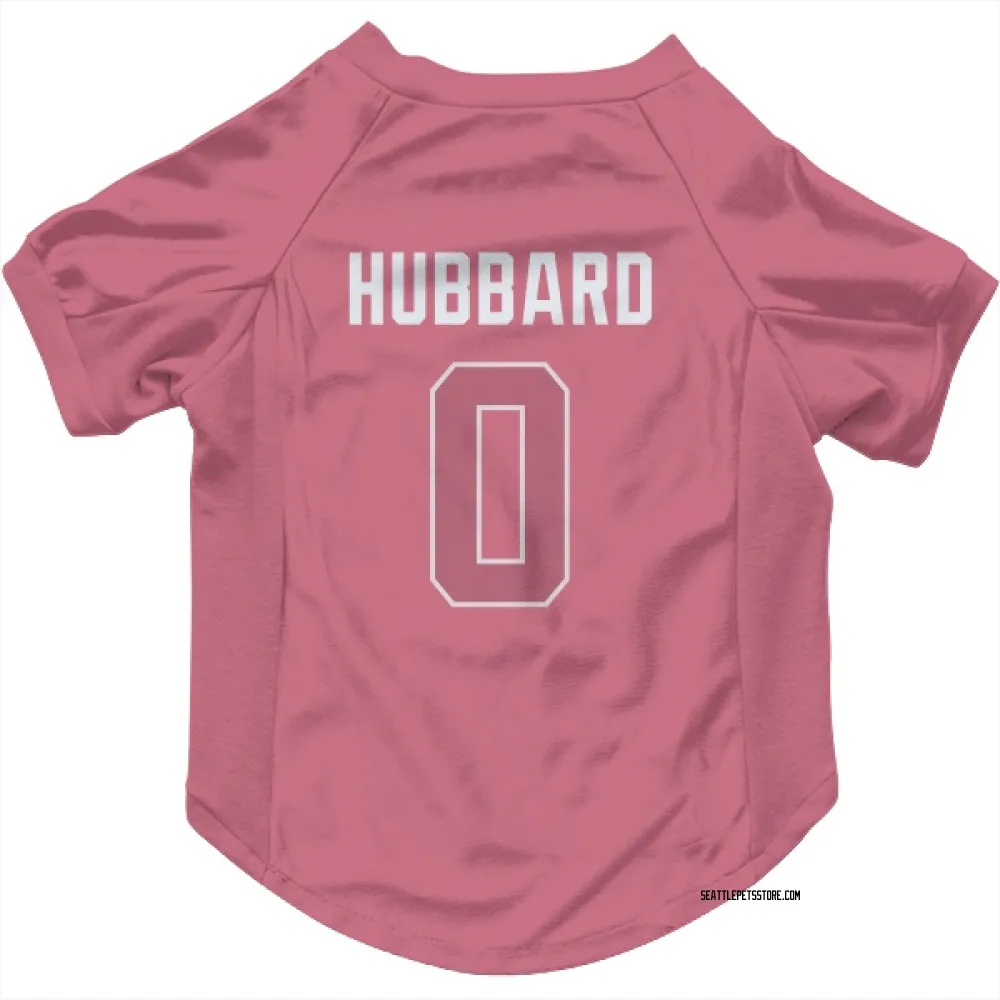 Seattle Seahawks Aidan Hubbard Pink Pet Jersey for Dog & Cat