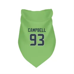 Seattle Seahawks Anthony Campbell Neon Green Pet Bandana for Dog & Cat