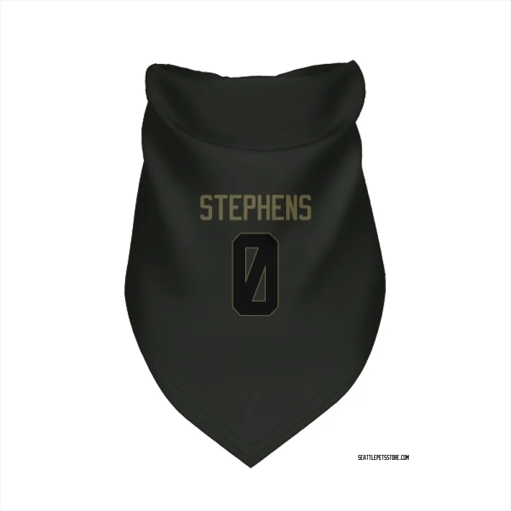 Seattle Seahawks Beau Stephens Black Service Pet Bandana for Dog & Cat