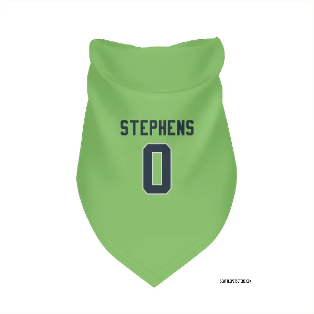 Seattle Seahawks Beau Stephens Neon Green Pet Bandana for Dog & Cat