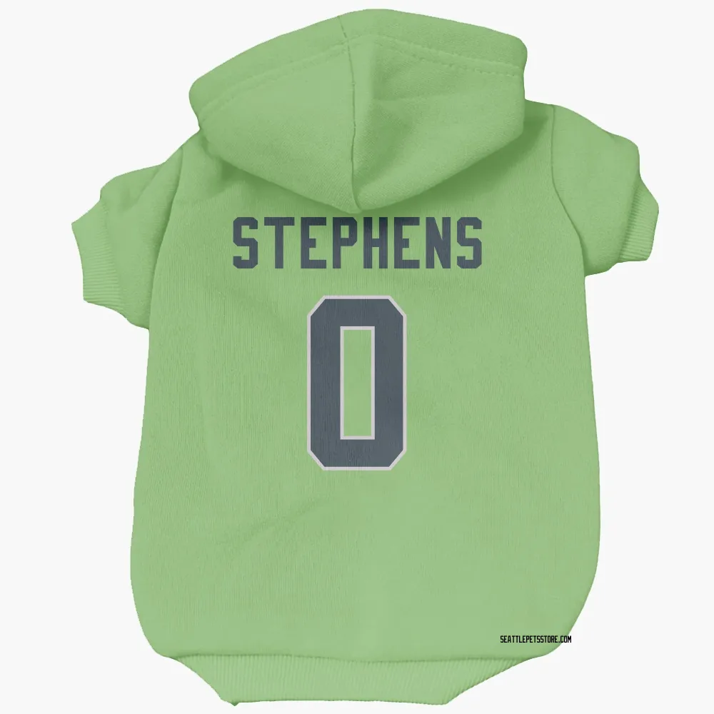 Seattle Seahawks Beau Stephens Neon Green Pet Hoodie for Dog & Cat