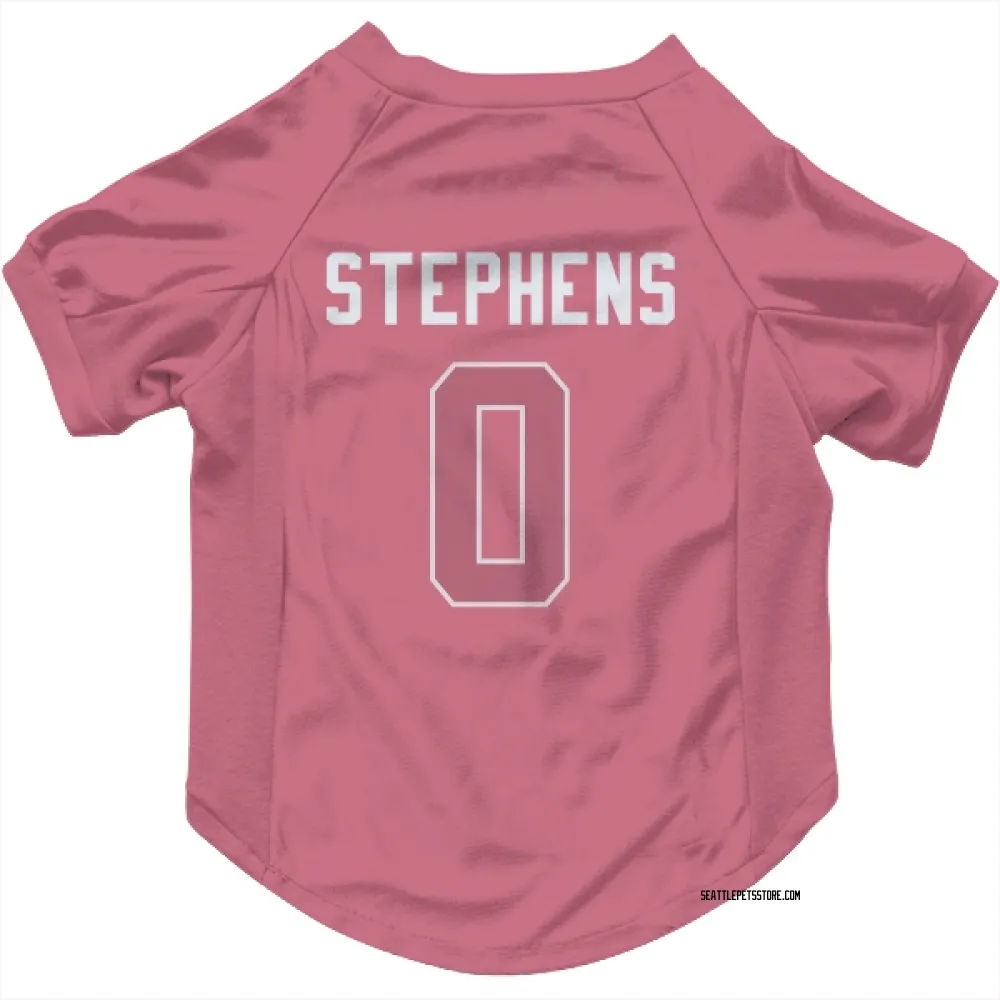 Seattle Seahawks Beau Stephens Pink Pet Jersey for Dog & Cat