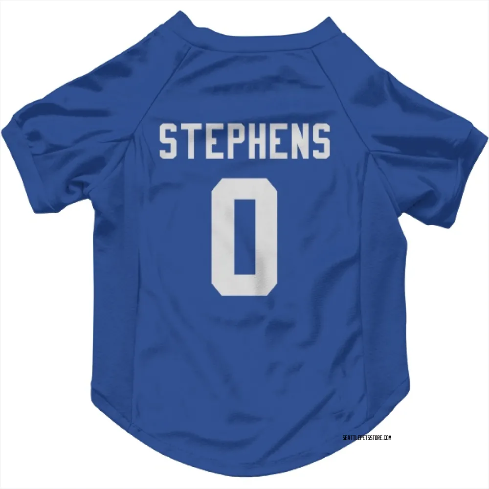 Seattle Seahawks Beau Stephens Royal Pet Jersey for Dog & Cat