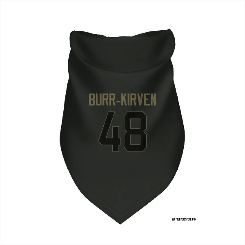 Seattle Seahawks Ben Burr-Kirven Black Service Pet Bandana for Dog & Cat