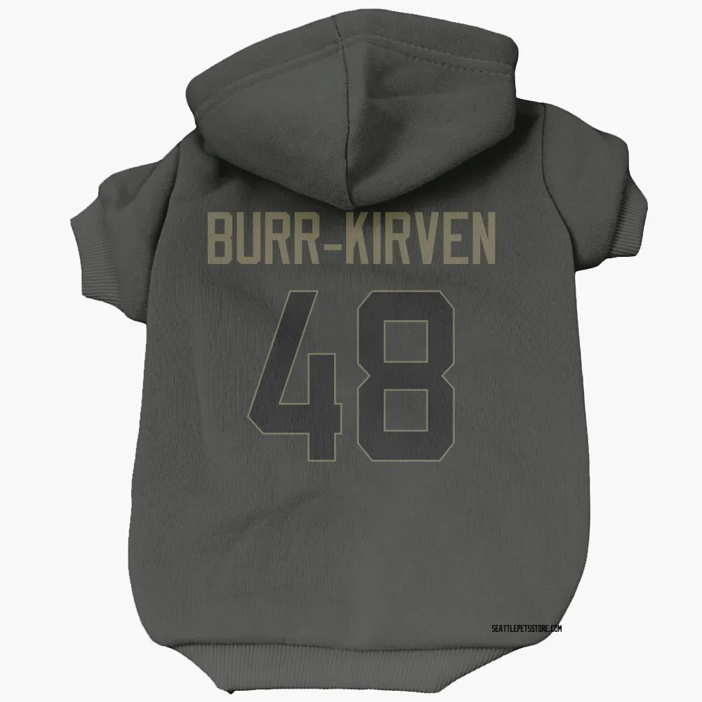 Seattle Seahawks Ben Burr-Kirven Black Service Pet Hoodie for Dog & Cat