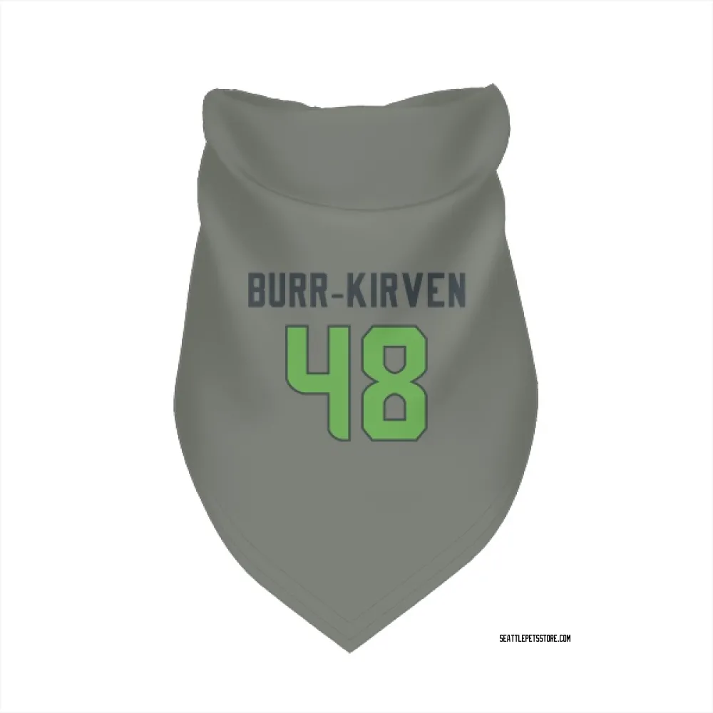 Seattle Seahawks Ben Burr-Kirven Gray Neon Green Pet Bandana for Dog & Cat