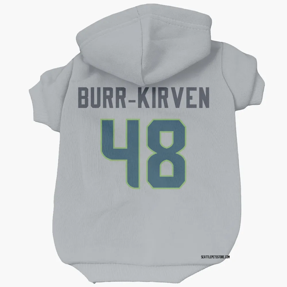 Seattle Seahawks Ben Burr-Kirven Gray Pet Hoodie for Dog & Cat