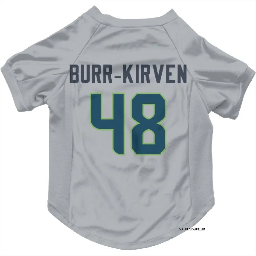Seattle Seahawks Ben Burr-Kirven Gray Pet Jersey for Dog & Cat
