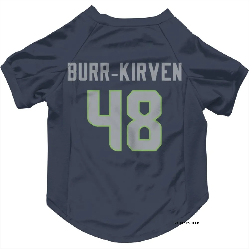 Seattle Seahawks Ben Burr-Kirven Navy Pet Jersey for Dog & Cat