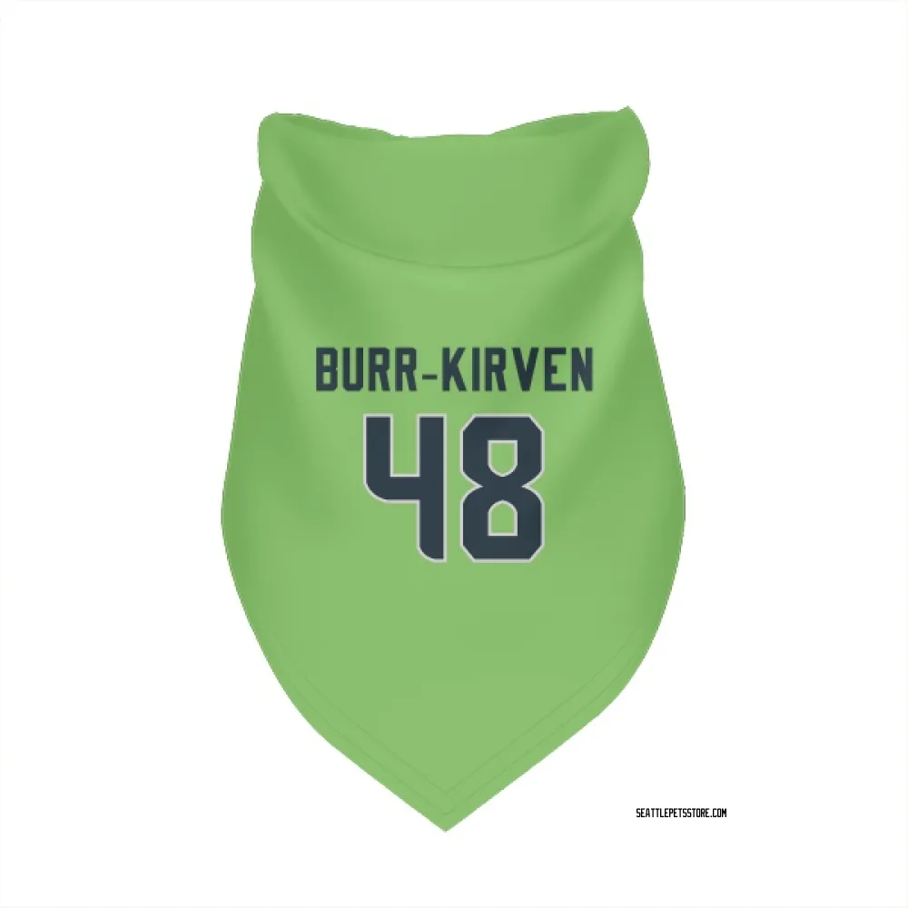 Seattle Seahawks Ben Burr-Kirven Neon Green Pet Bandana for Dog & Cat