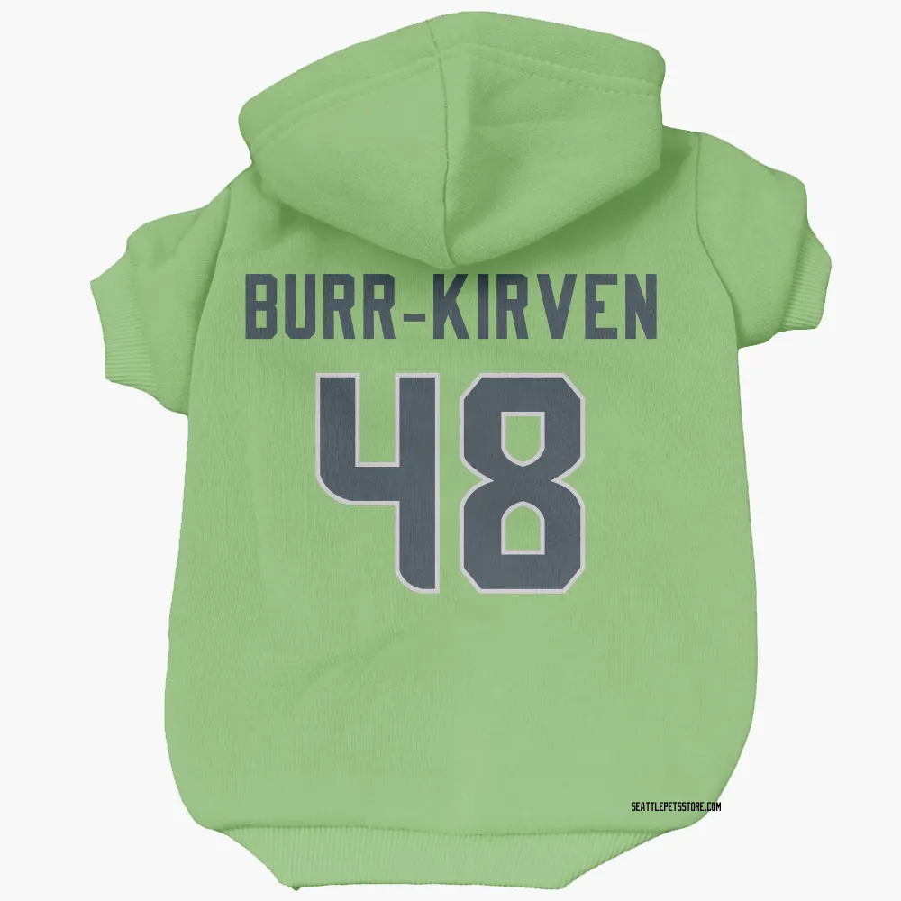 Seattle Seahawks Ben Burr-Kirven Neon Green Pet Hoodie for Dog & Cat