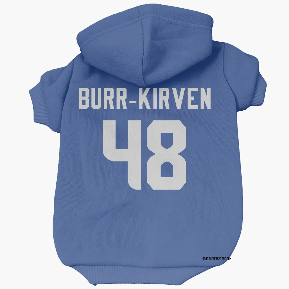 Seattle Seahawks Ben Burr-Kirven Royal Pet Hoodie for Dog & Cat