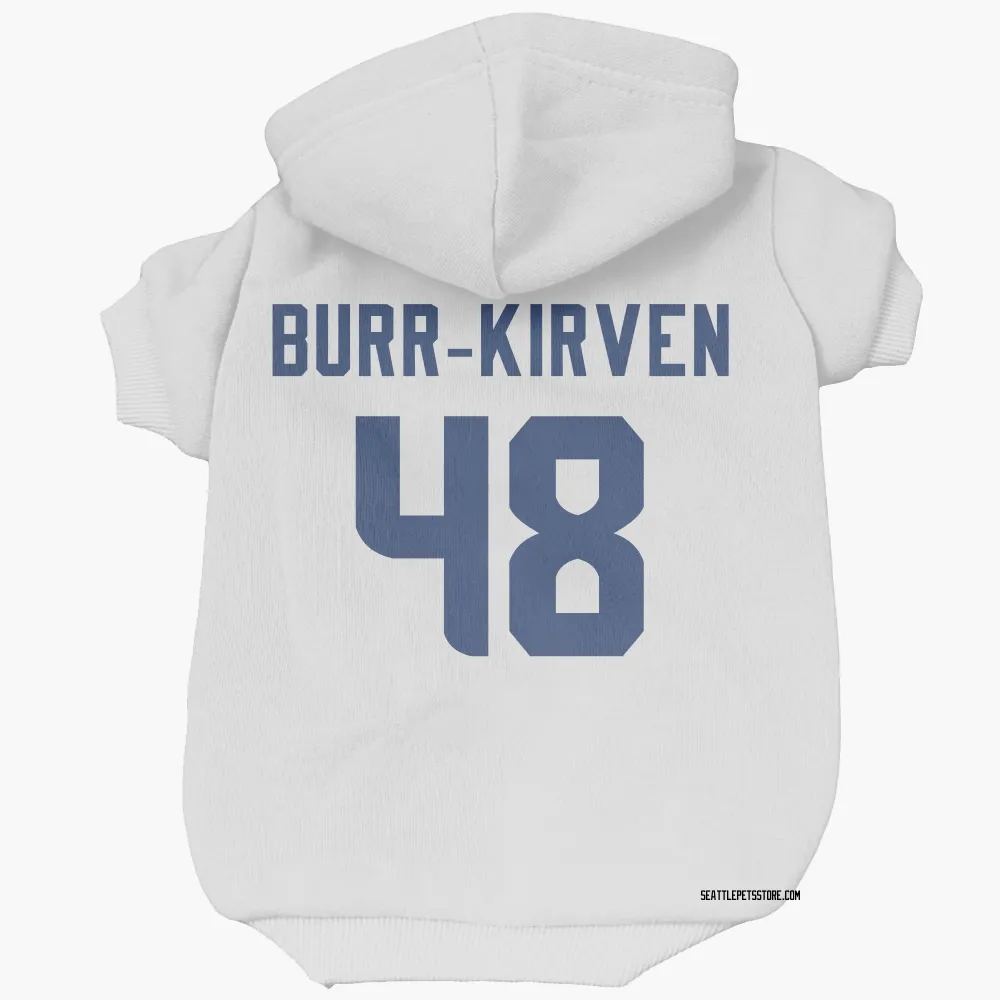 Seattle Seahawks Ben Burr-Kirven White Pet Hoodie for Dog & Cat