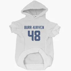 Seattle Seahawks Ben Burr-Kirven White Pet Hoodie for Dog & Cat
