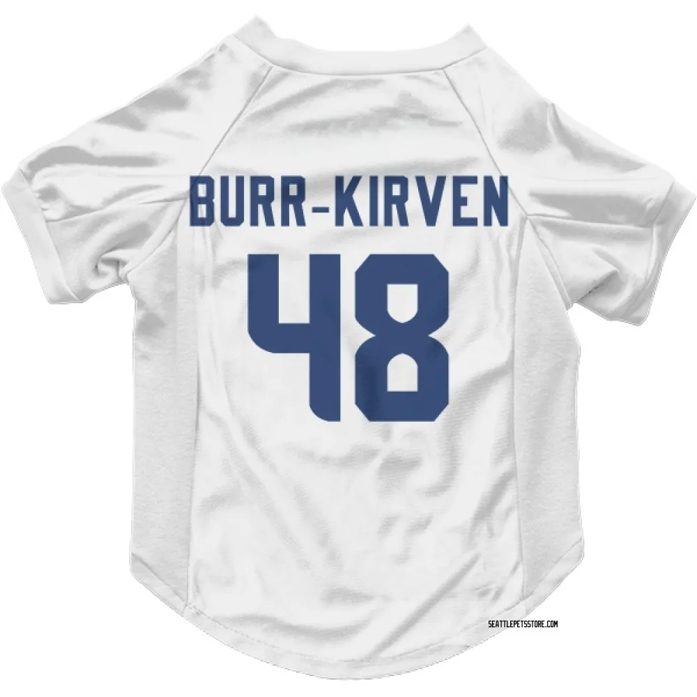 Seattle Seahawks Ben Burr-Kirven White Pet Jersey for Dog & Cat