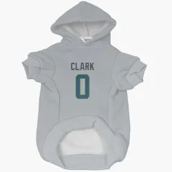 Seattle Seahawks Bud Clark Gray Pet Hoodie for Dog & Cat