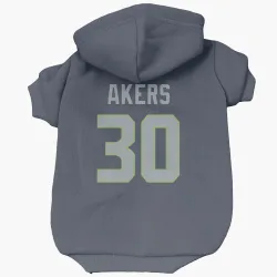 Seattle Seahawks Cam Akers Navy Pet Hoodie for Dog & Cat