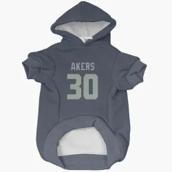 Seattle Seahawks Cam Akers Navy Pet Hoodie for Dog & Cat