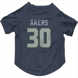 Seattle Seahawks Cam Akers Navy Pet Jersey for Dog & Cat