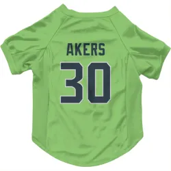 Seattle Seahawks Cam Akers Neon Green Pet Jersey for Dog & Cat