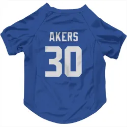 Seattle Seahawks Cam Akers Royal Pet Jersey for Dog & Cat