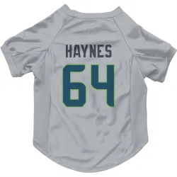 Seattle Seahawks Christian Haynes Gray Pet Jersey for Dog & Cat