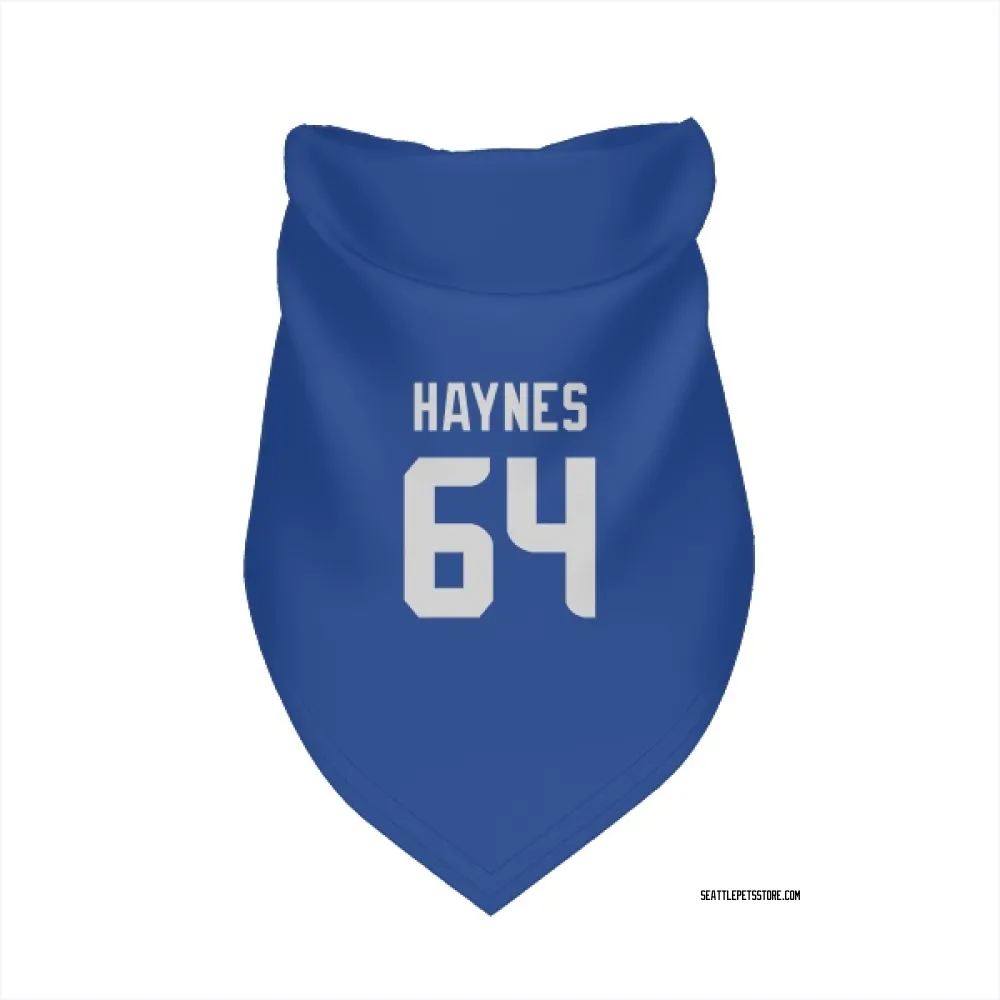 Seattle Seahawks Christian Haynes Royal Pet Bandana for Dog & Cat