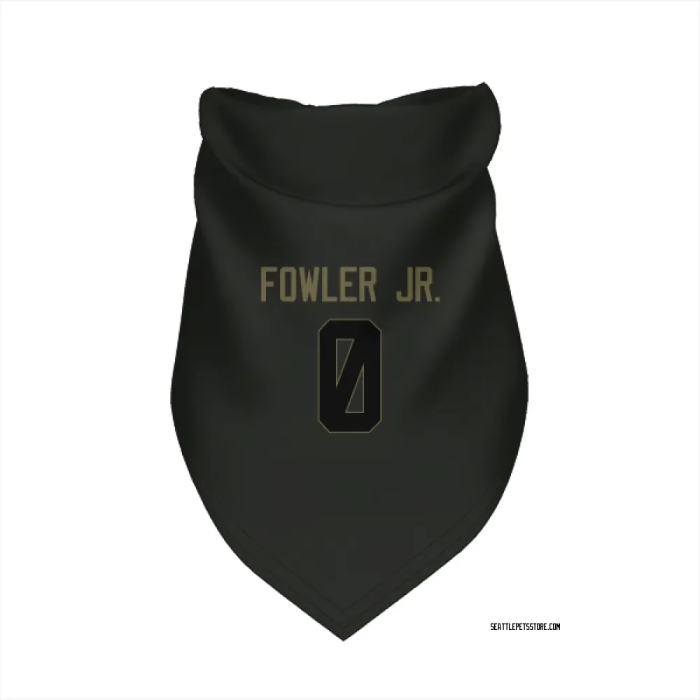 Seattle Seahawks Dante Fowler Jr. Black Service Pet Bandana for Dog & Cat