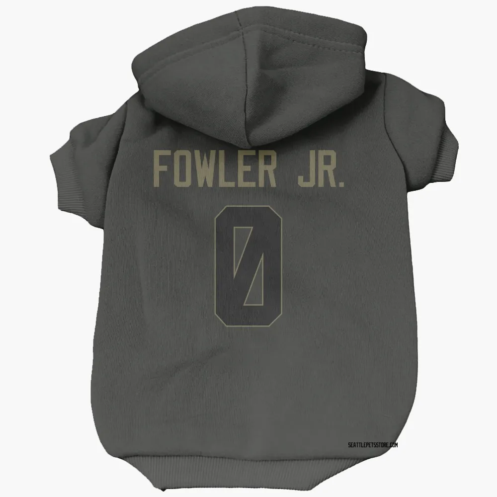 Seattle Seahawks Dante Fowler Jr. Black Service Pet Hoodie for Dog & Cat