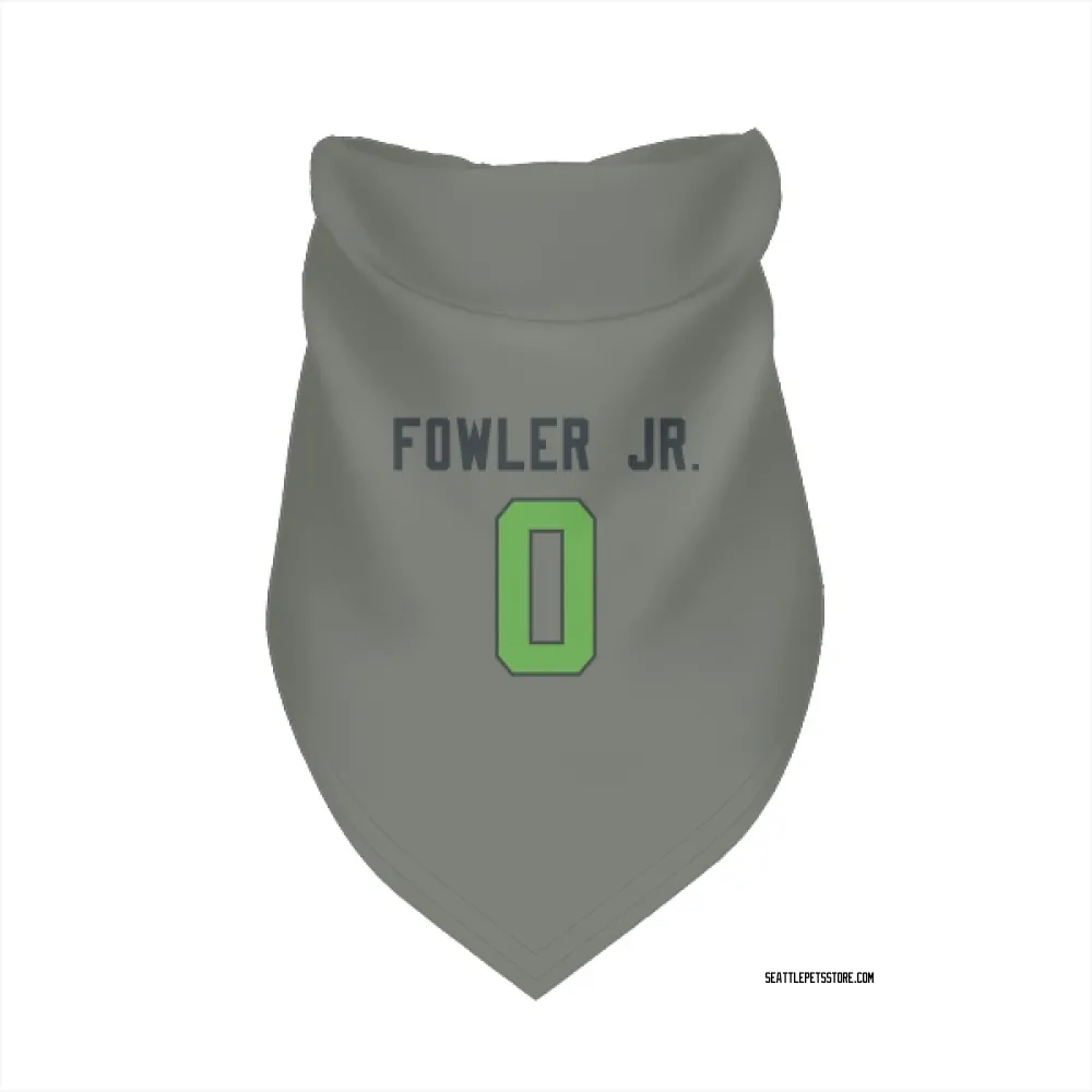 Seattle Seahawks Dante Fowler Jr. Gray Neon Green Pet Bandana for Dog & Cat