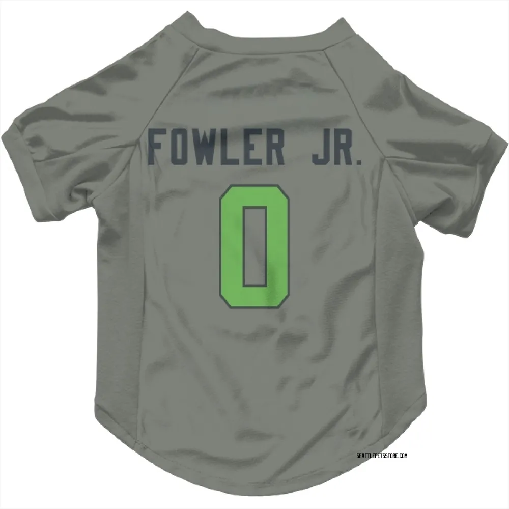Seattle Seahawks Dante Fowler Jr. Gray Neon Green Pet Jersey for Dog & Cat
