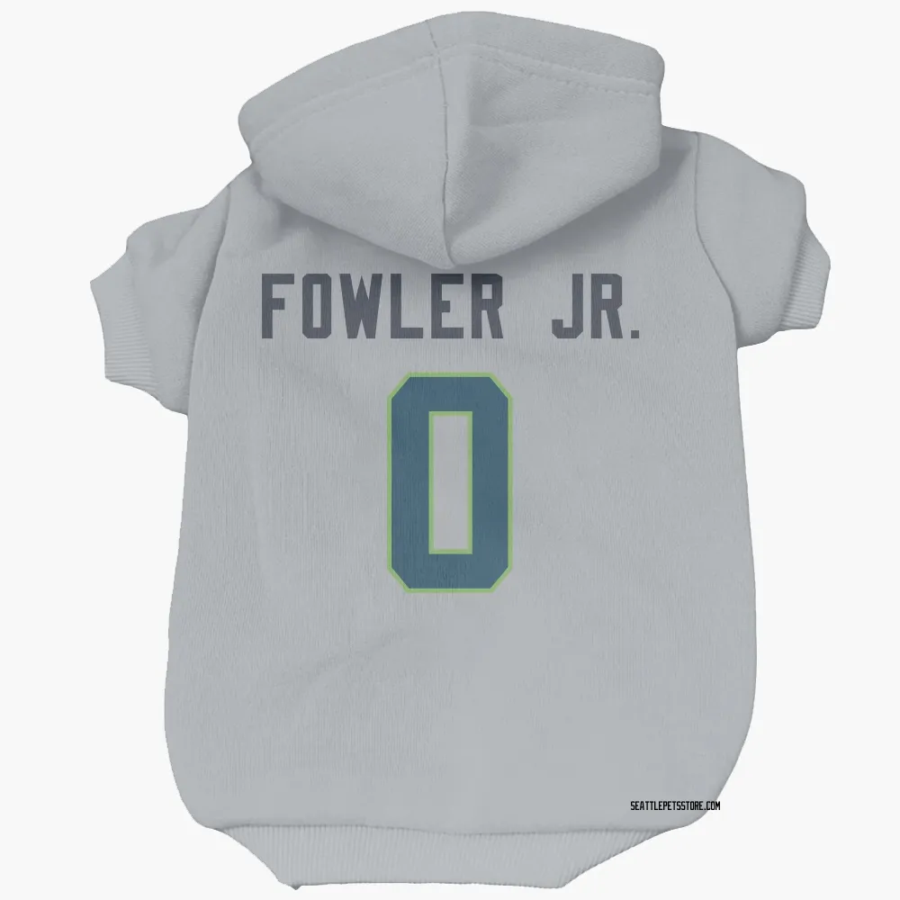 Seattle Seahawks Dante Fowler Jr. Gray Pet Hoodie for Dog & Cat
