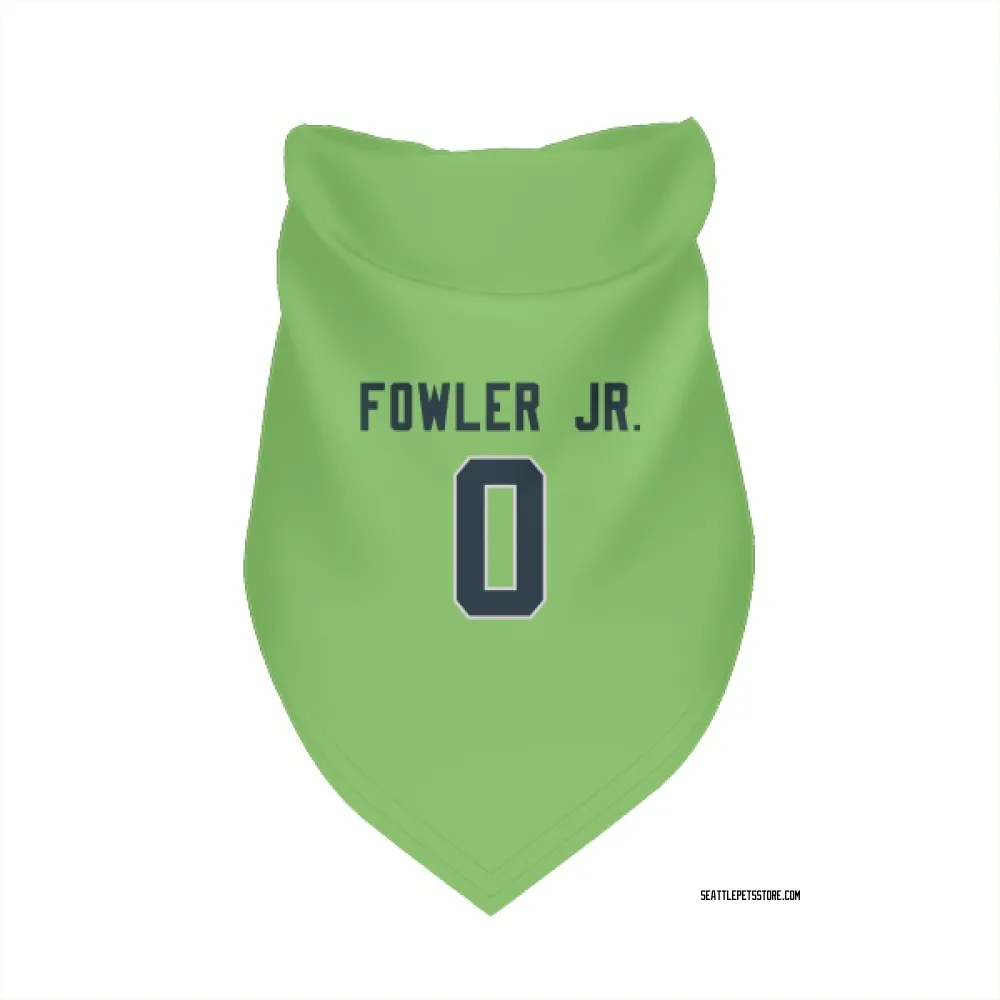 Seattle Seahawks Dante Fowler Jr. Neon Green Pet Bandana for Dog & Cat