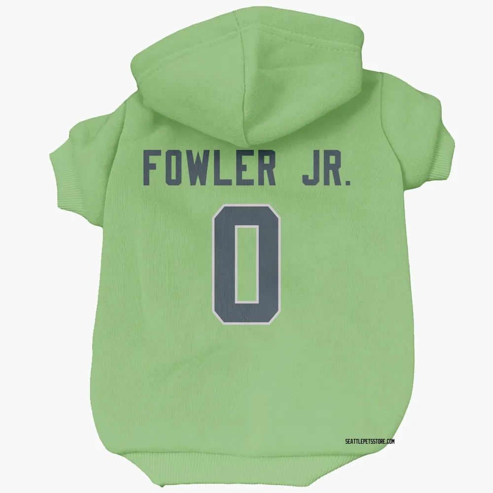 Seattle Seahawks Dante Fowler Jr. Neon Green Pet Hoodie for Dog & Cat