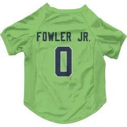 Seattle Seahawks Dante Fowler Jr. Neon Green Pet Jersey for Dog & Cat