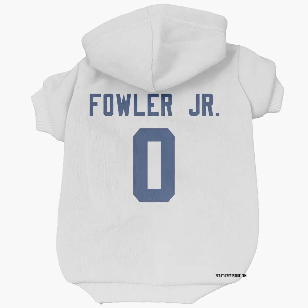 Seattle Seahawks Dante Fowler Jr. White Pet Hoodie for Dog & Cat