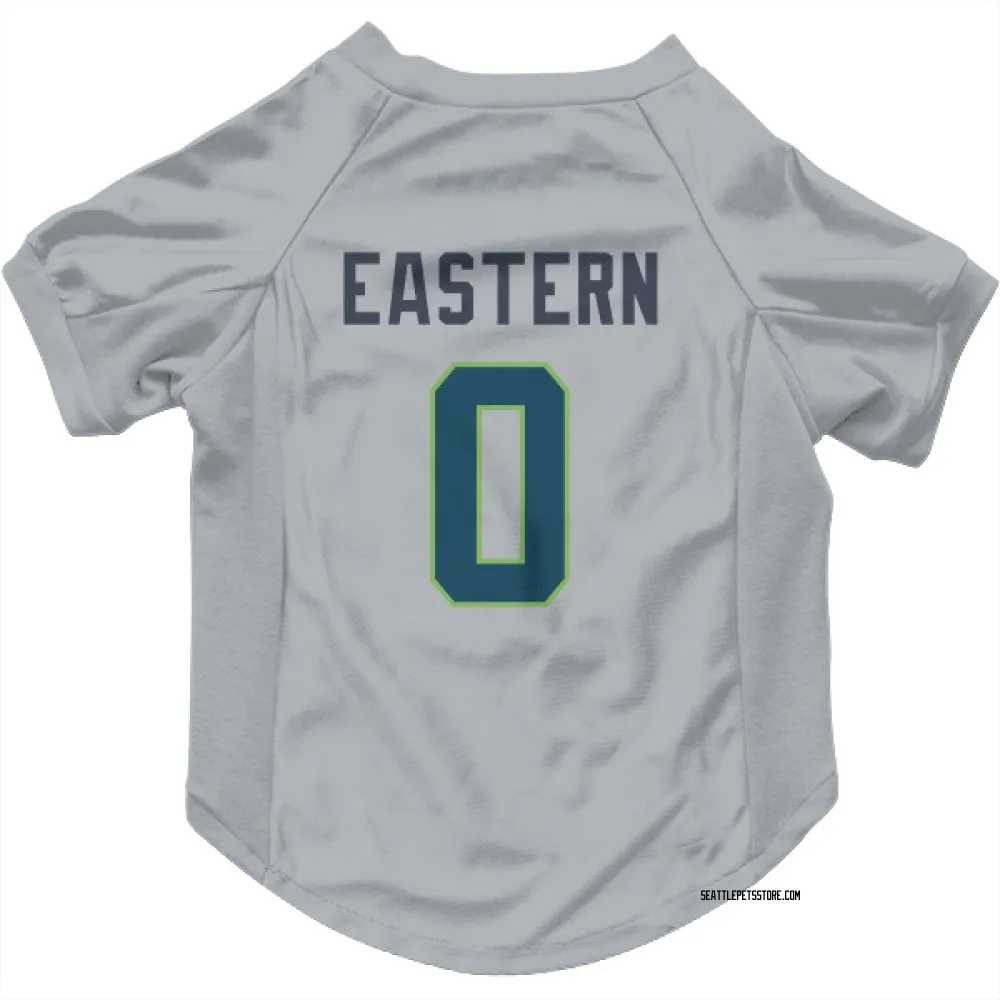 Seattle Seahawks Deven Eastern Gray Pet Jersey for Dog & Cat