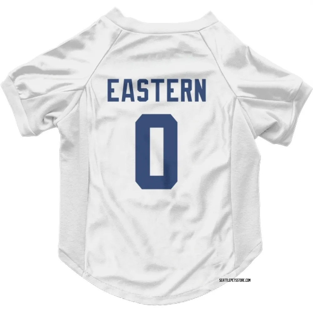 Seattle Seahawks Deven Eastern White Pet Jersey for Dog & Cat