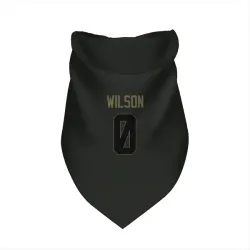 Seattle Seahawks Emanuel Wilson Black Service Pet Bandana for Dog & Cat