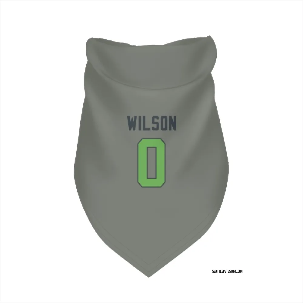 Seattle Seahawks Emanuel Wilson Gray Neon Green Pet Bandana for Dog & Cat