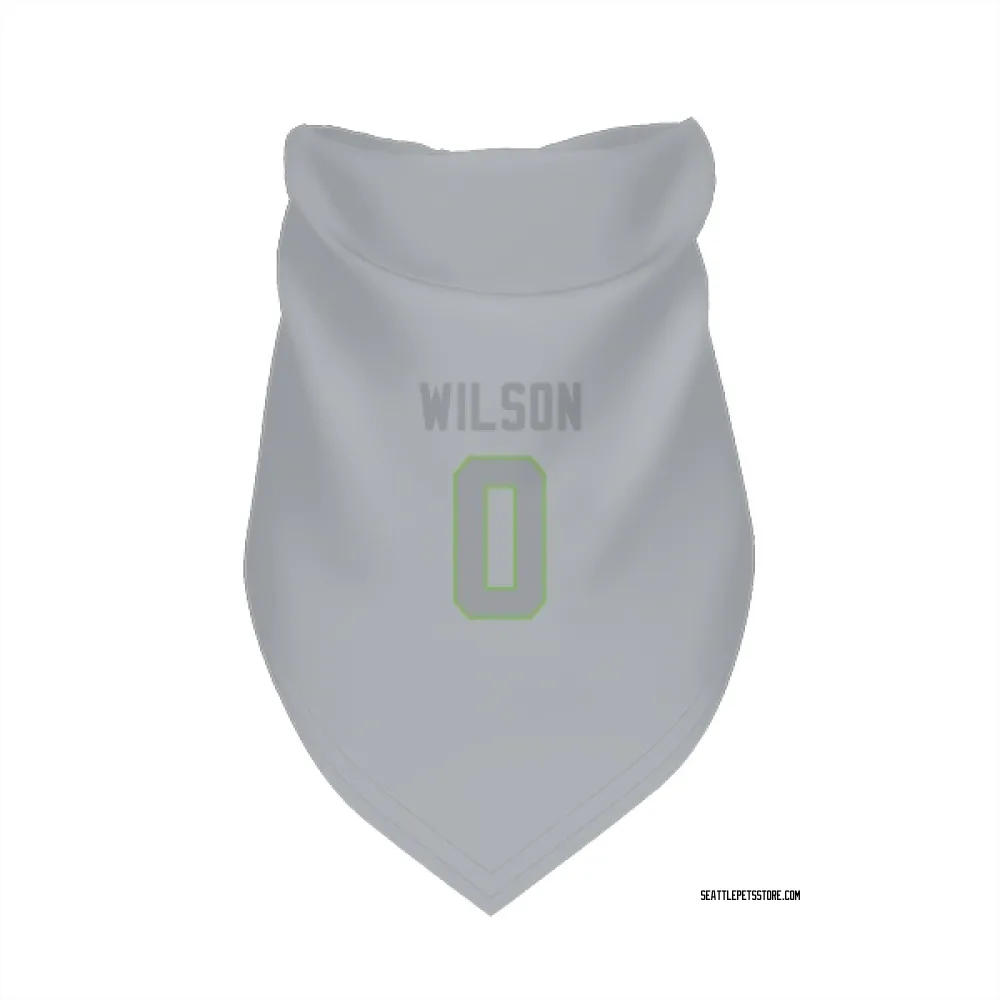 Seattle Seahawks Emanuel Wilson Gray Pet Bandana for Dog & Cat