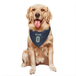 Seattle Seahawks Emanuel Wilson Navy Pet Bandana for Dog & Cat